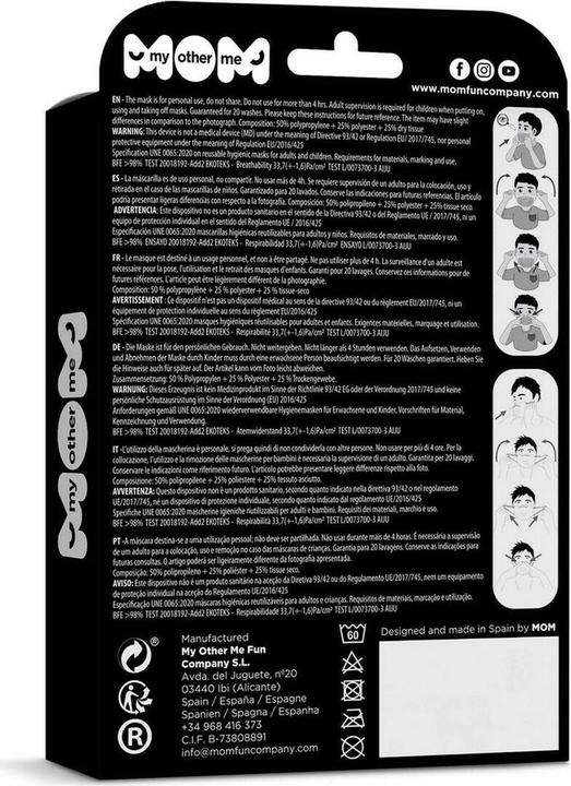 Produktbild My Other Me Hygienische Maske 2 Stück (2 Stück) (2 x)