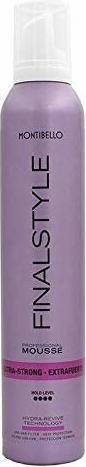 Actual product image Montibello FINALSTYLE EXTRA STRONG FOAM Bardzo mocna pianka nawilżająca do stylizacji włosów 320ml (320 ml, Foaming agent)