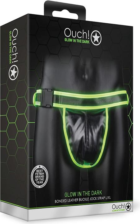 Ouch! Buckle Jock Strap - Glow in the Dark (L)