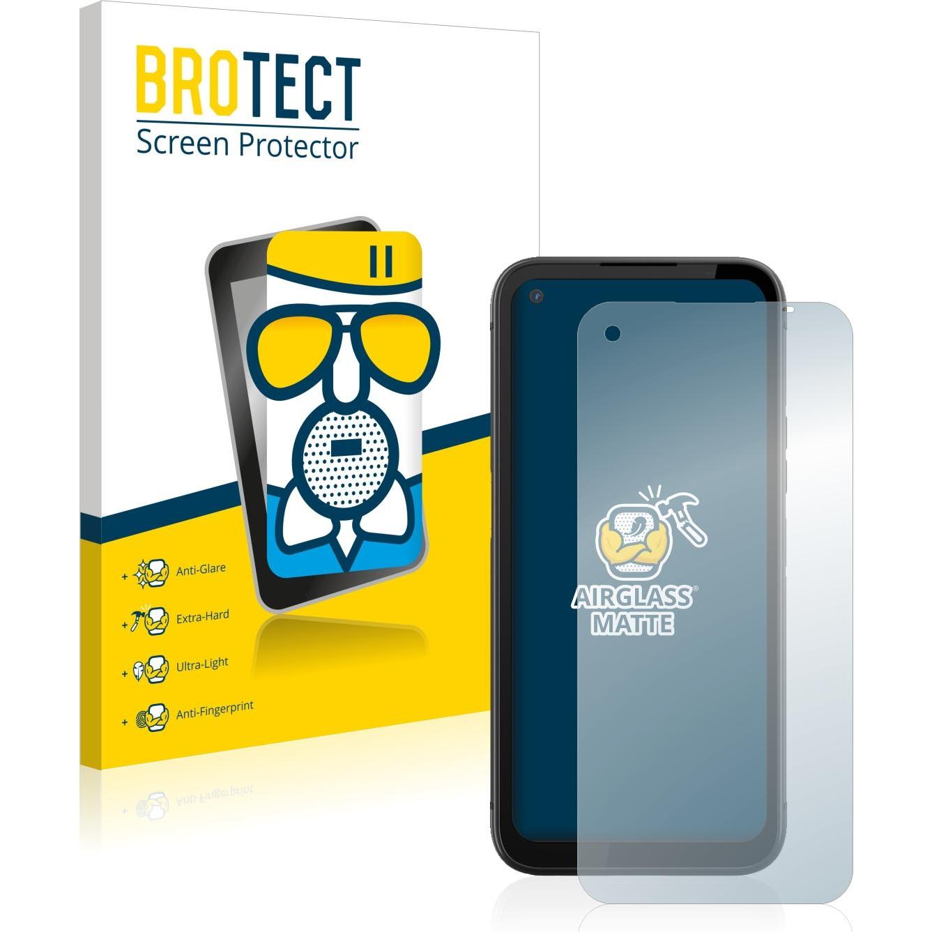 BROTECT AirGlass Panzerglasfolie Matt (1 Stück, Gigaset GX6), Smartphone Schutzfolie, Grau