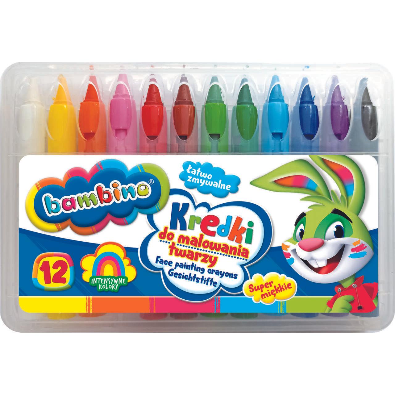 St. Majewski BAMBINO Gesichtsmalstifte 12 Farben