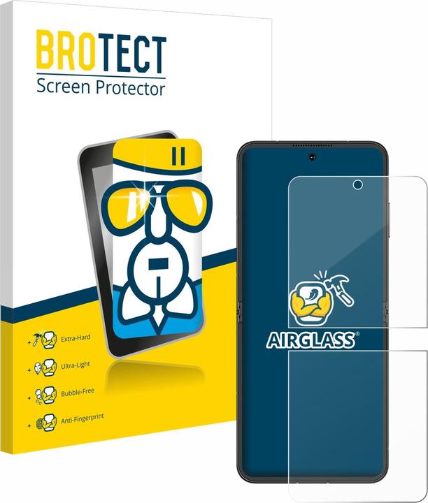 Produktbild BROTECT Schutzglas Schutzfolie Glas Folie Displayschutz klar (1 Stück, Samsung Galaxy Z Flip 5G)