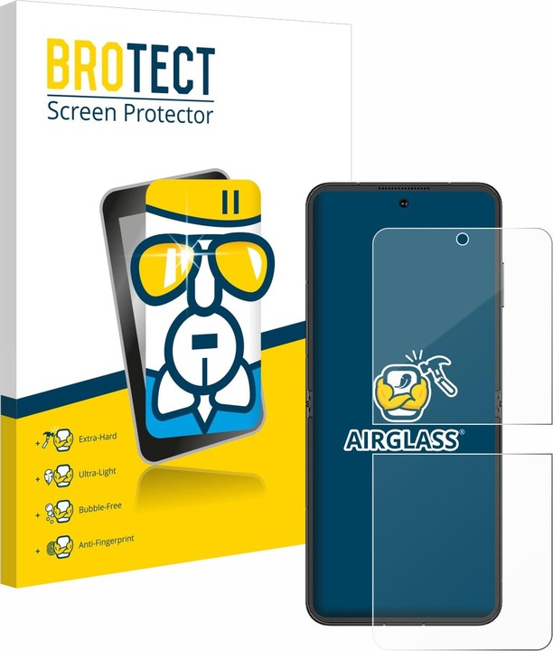 Actual product image BROTECT AirGlass Glass (1 Piece, Samsung Galaxy Z Flip 5G)