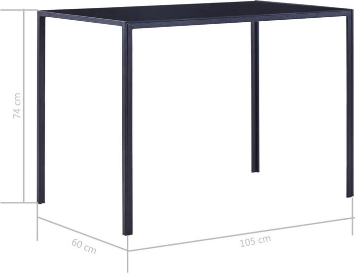 Produktbild vidaXL Esstisch und Stühle (Glas)