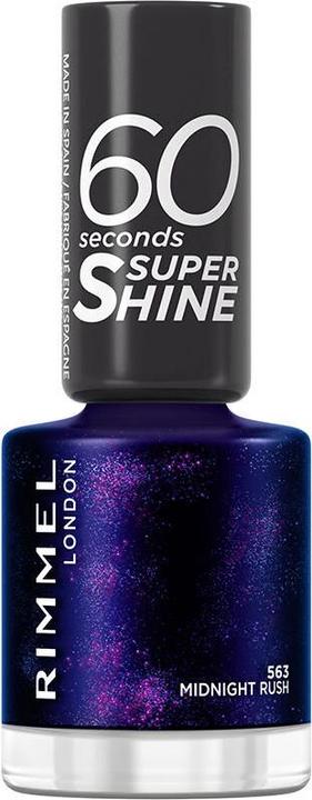 Rimmel London Rimmel - 60 Seconds Super Shine - Nail polish 8 ml 563 Midnight Rush (563 Midnight Rush, Colour paint)