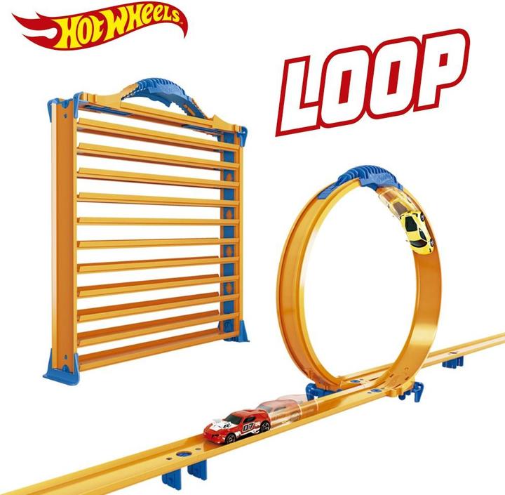 Produktbild Hot Wheels Parkhaus mit Fahrzeugen 30 x 27 x 6 cm Träger Fahrzeug