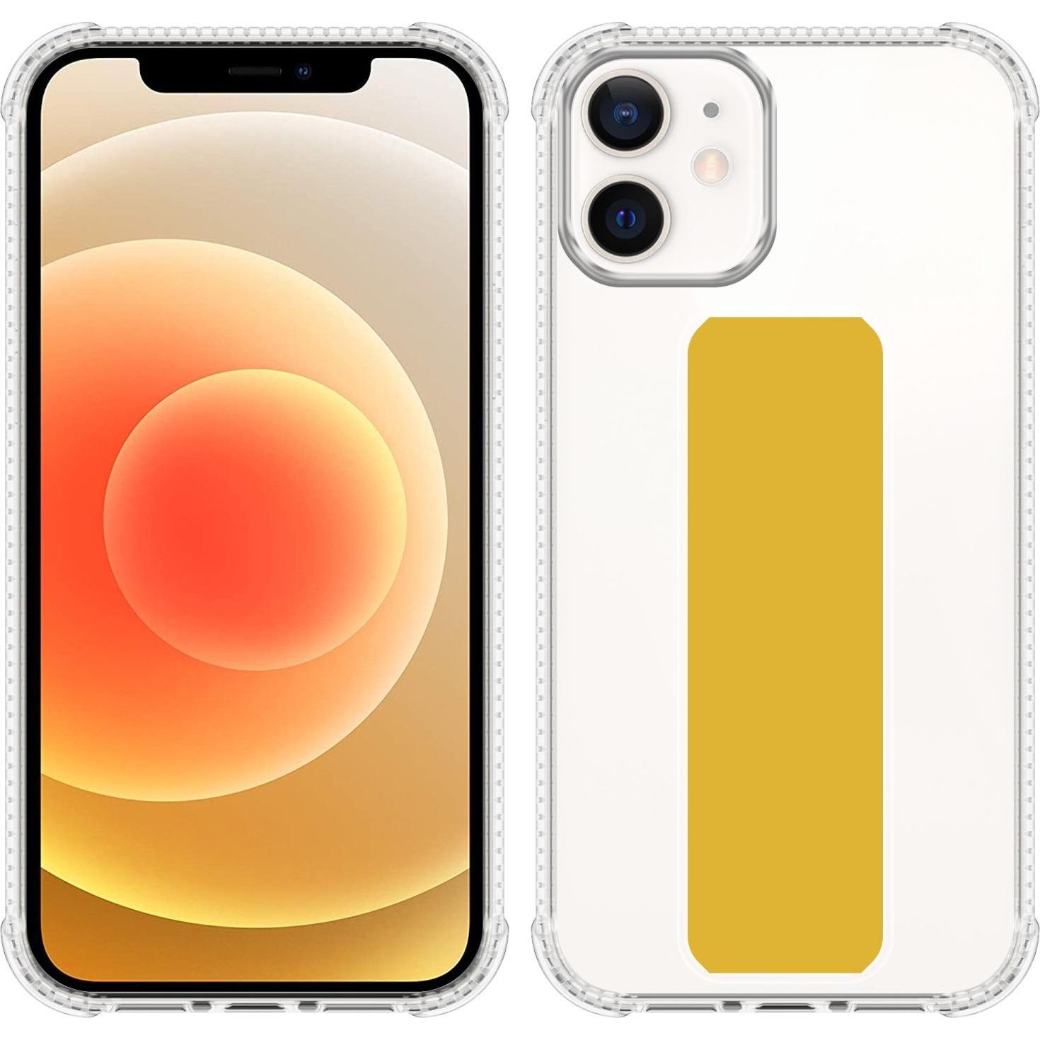 Thumbnail - Cadorabo Hülle für Apple iPhone 11 im TPU mit Halterung LM167 Style (Apple iPhone 11), Smartphone Hülle, Gelb