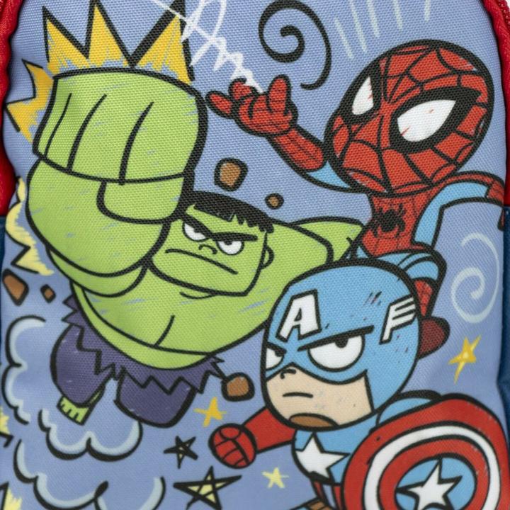Produktbild Kinderrucksack The Avengers Schultertasche Blau 13 x 23 x 7 cm