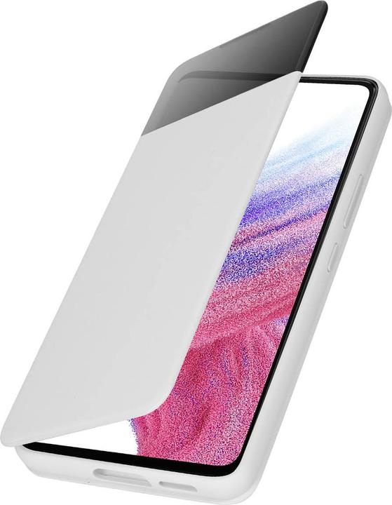 Actual product image Samsung EF-EA536PWEGEE Cell Phone Protective Case (6.5 inch) Wallet Case (Samsung Galaxy A53 5G)