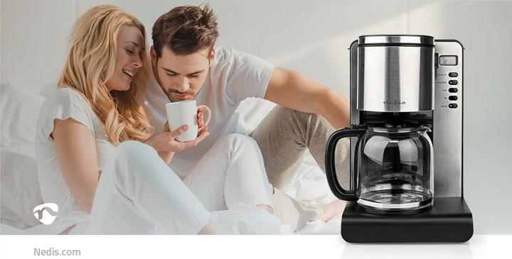 Immagine prodotto Nedis Capacità massima della caffettiera: 1,5 l Numero di tazze per volta: 12 Mantenere in caldo (Spina UE)