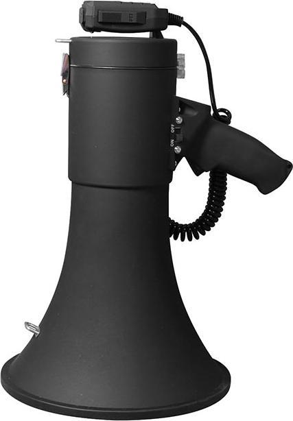 Actual product image Velleman Powerful megaphone with 50 W, built-in siren, recording function, volume control, Blueto (Megaphone)