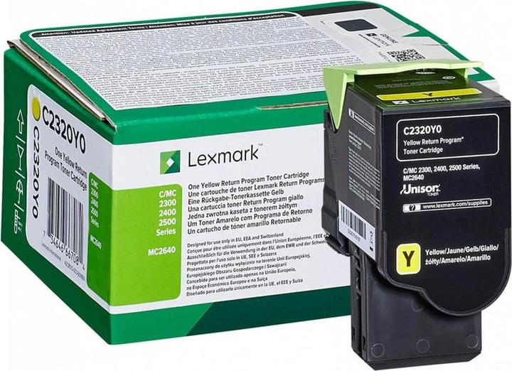 Actual product image Lexmark C2320Y0 (Y)