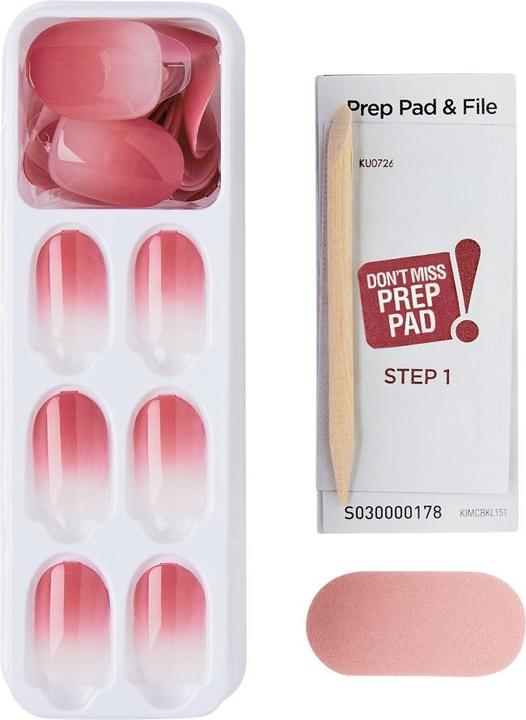 Produktbild KISS Self-Adhesive Nails Impress Color Nails Beat The Heat - 30 Pieces (Kunstnägel)