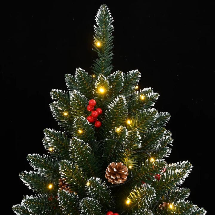 Actual product image vidaXL Künstlicher Weihnachtsbaum Tannenbaum Christbaum Kunstbaum 300 LEDs 180cm (180 cm)