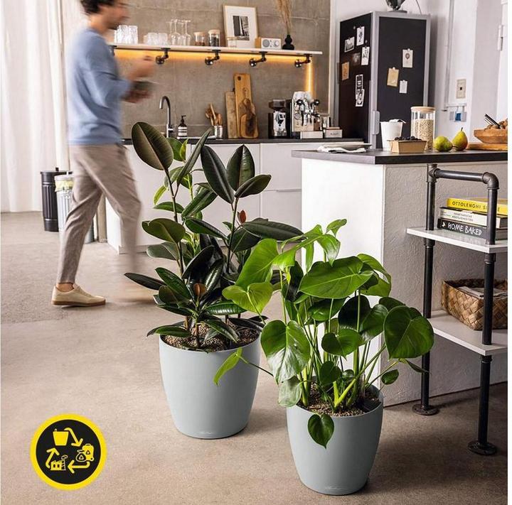 Produktbild Lechuza CLASSICO Color Eco 21 Komplettset Dunkelgrau/Grau (22 x 21.50 x 20.50 cm)