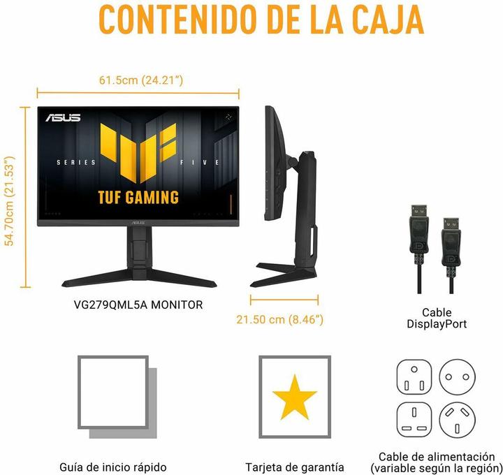 Produktbild ASUS TUF Gaming VG279QML5A (1920 x 1080 Pixel, 27")