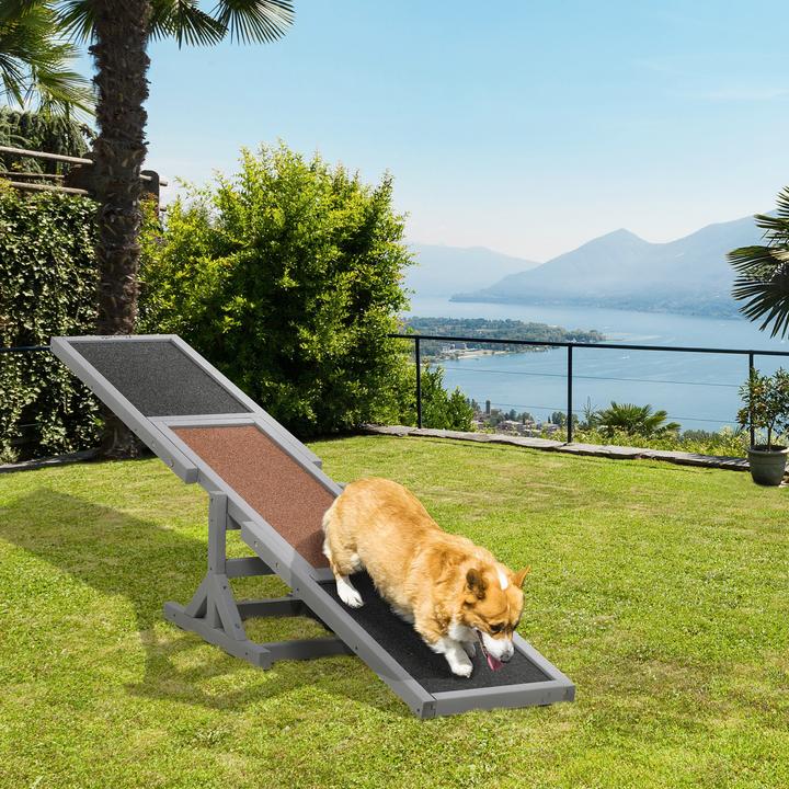 Produktbild PawHut Hundewippe mit Anti-Rutsch Belag (Agility)