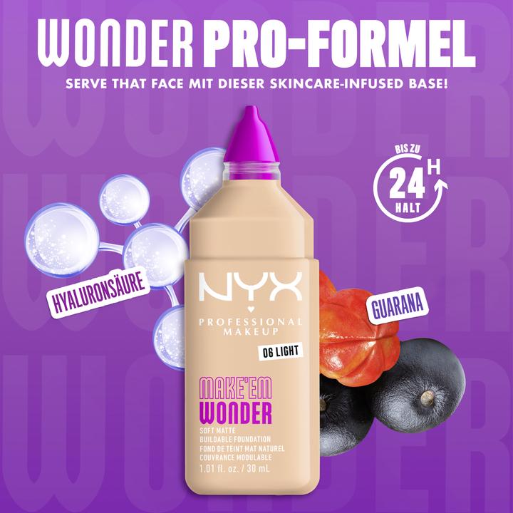 Actual product image NYX Professional Make-Up Nyx Wonder (#F5C9AE, Light)