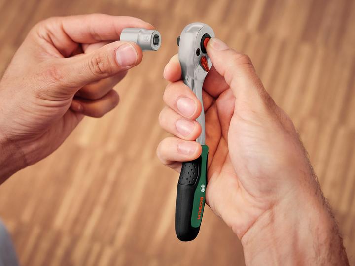 Actual product image Bosch Home & Garden 1/4" socket spanner set 14-piece