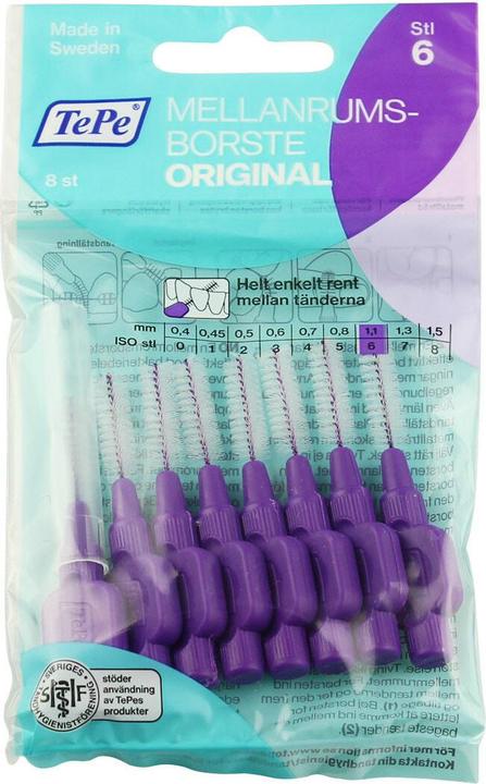 TePe Interdental Brush (8x, 1.10 mm)