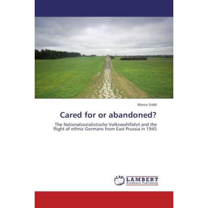 Thumbnail - Cared for or abandoned?, Fachbücher
