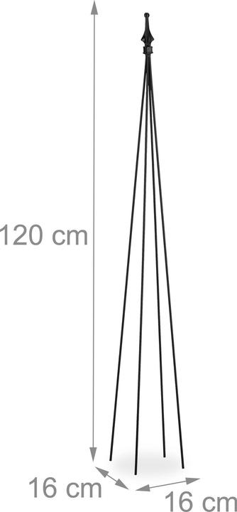 Image du produit Relaxdays 2x support pour plantes grimpantes (16 cm, 16 cm)