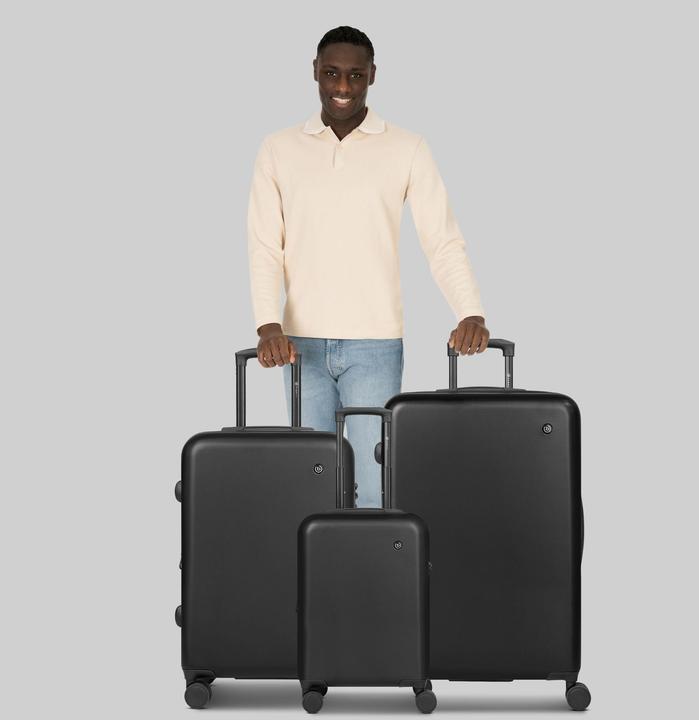 Actual product image Bugatti Valencia 2.0 4 Rollen Kofferset 3-teilig mit Dehnfalte (201 l)