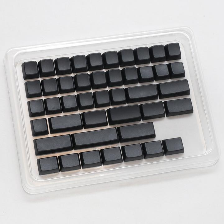 Image du produit Ducky Blank Black PBT Set, profil MDA - 133 Keycaps