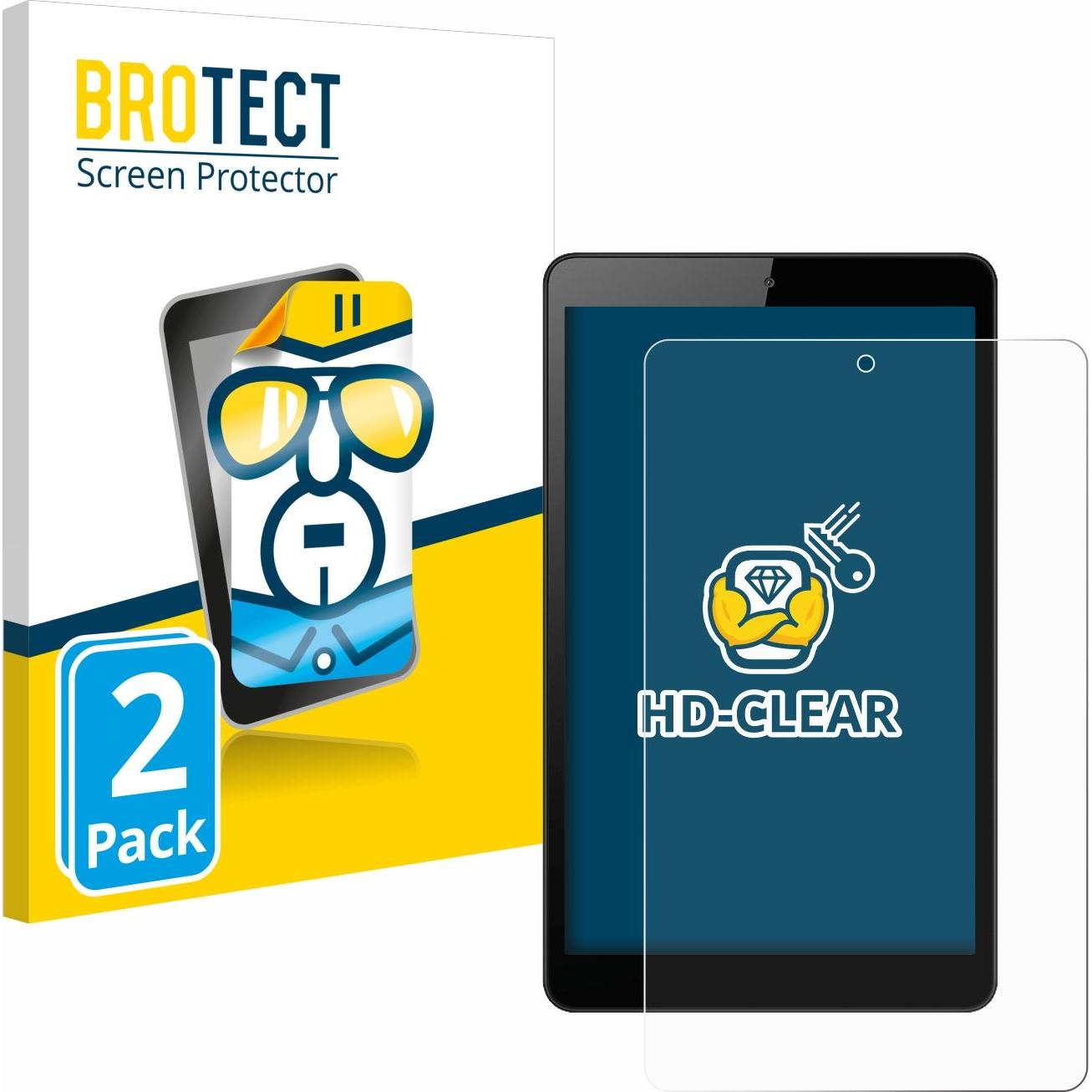BROTECT Pellicola Trasparente (2 pz., Huawei MediaPad M5 Lite 8), Pellicola tablet