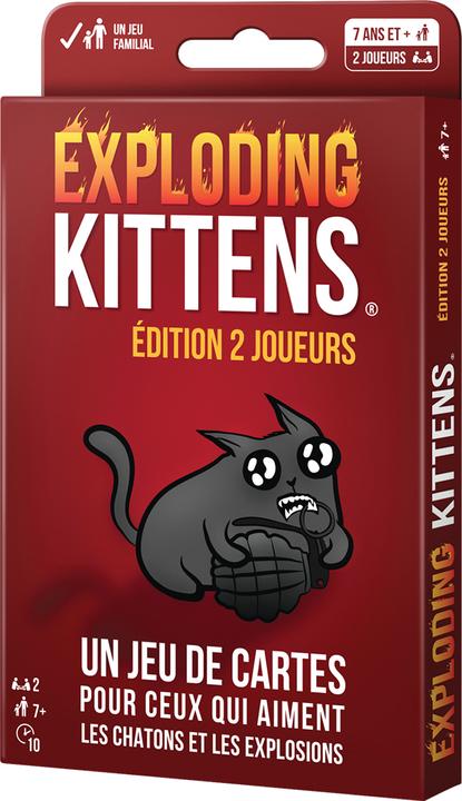 Immagine prodotto Exploding Kittens Asmodee (Francese, 2 Giocatori)
