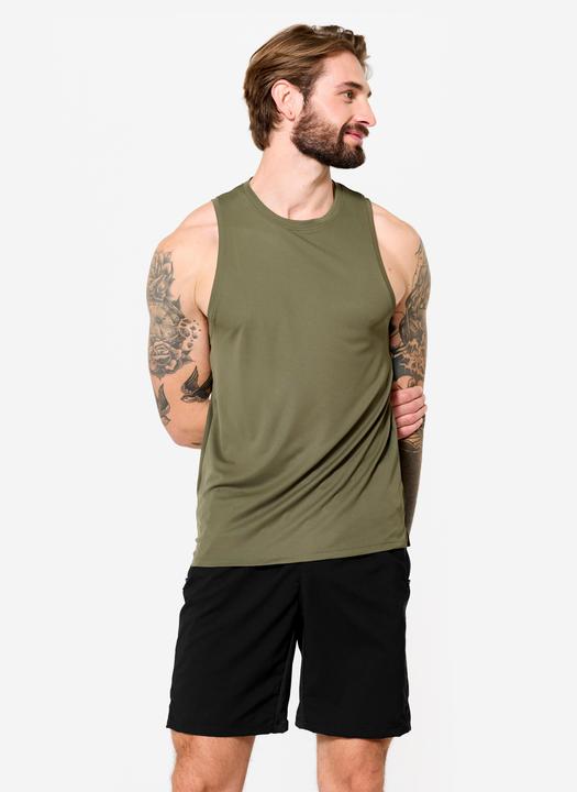 Produktbild Domyos Tank Top Herren atmungsaktiv - khaki (L)