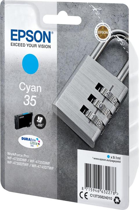 Actual product image Epson 35 DuraBrite Ultra (C)