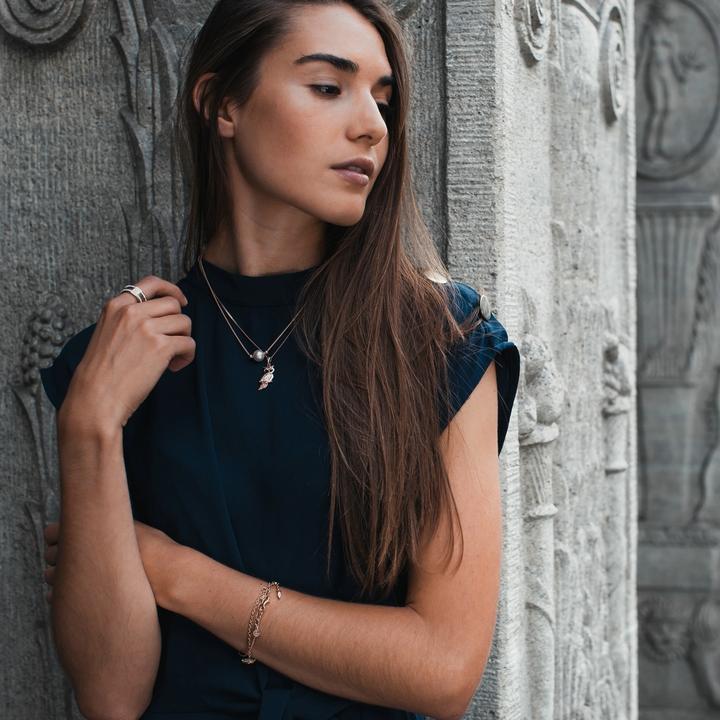 Produktbild Bijouteria Silber-Halskette (Gold Beschichtung, Silber 925, 50 cm)