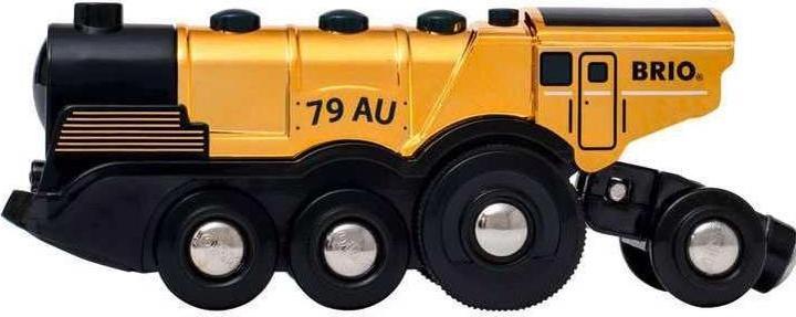 Actual product image Brio Golden battery locomotive