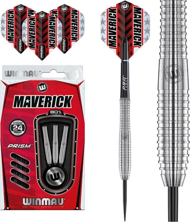 Immagine prodotto Winmau Maverick 80% 1489-24g Dardo di Pietra (24 g)