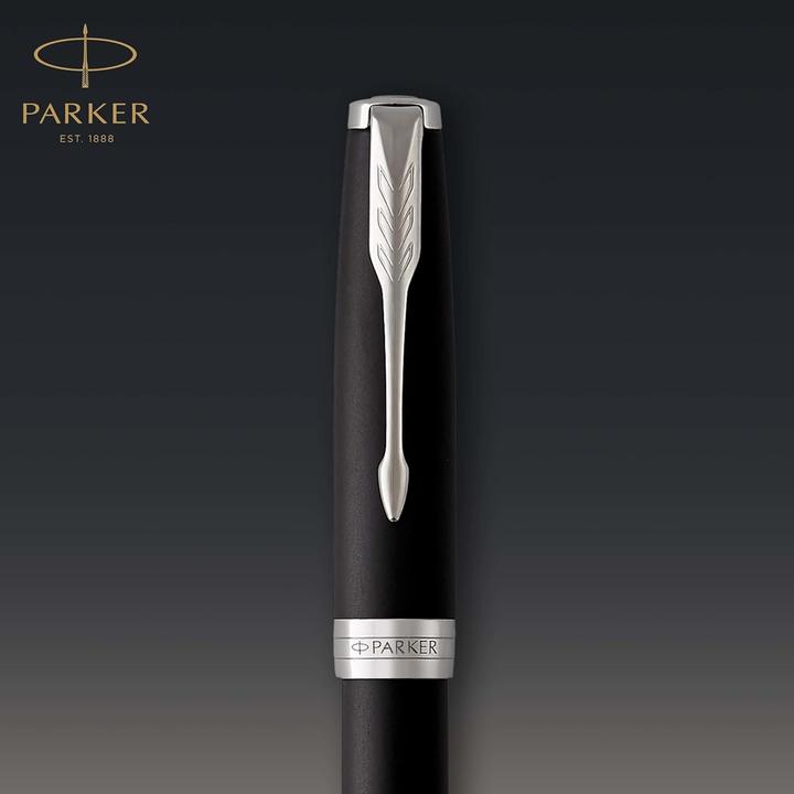 Actual product image Parker Pen Sonnet (Silver-Black, 1 x)