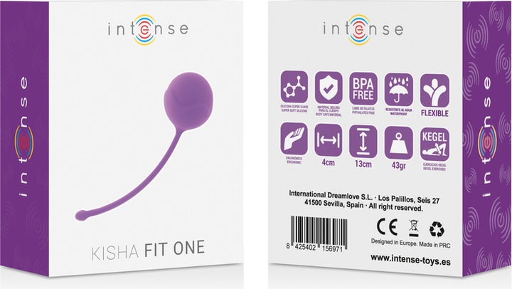 Actual product image Intense Kisha Silicone Cone Purple (43 g)