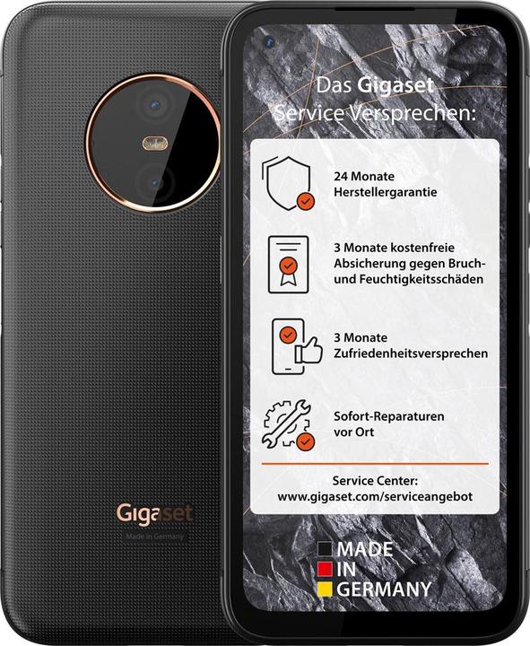 Produktbild Gigaset GX6 Outdoor (128 GB, Titanium Black, 6.60", Dual SIM, 50 Mpx, 5G)