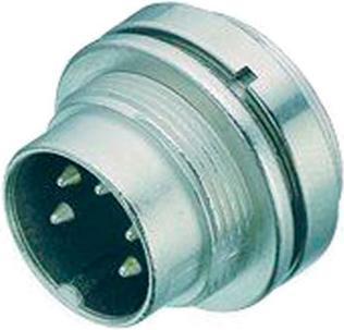 Actual product image Schubiger Series 423/723 6 pole M16 male panel mount