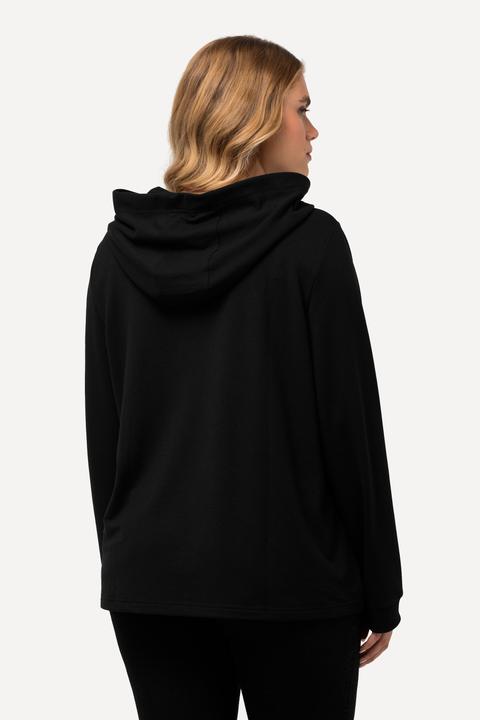 Immagine prodotto Ulla Popken Maglia con città, cappuccio e maniche lunghe (46, 48)