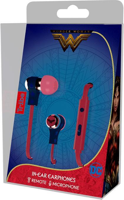 Tribe DC Comics - Stereo In-Ear Earphones with Remote Control and Microphone I Comfortable Earphones (Cable)