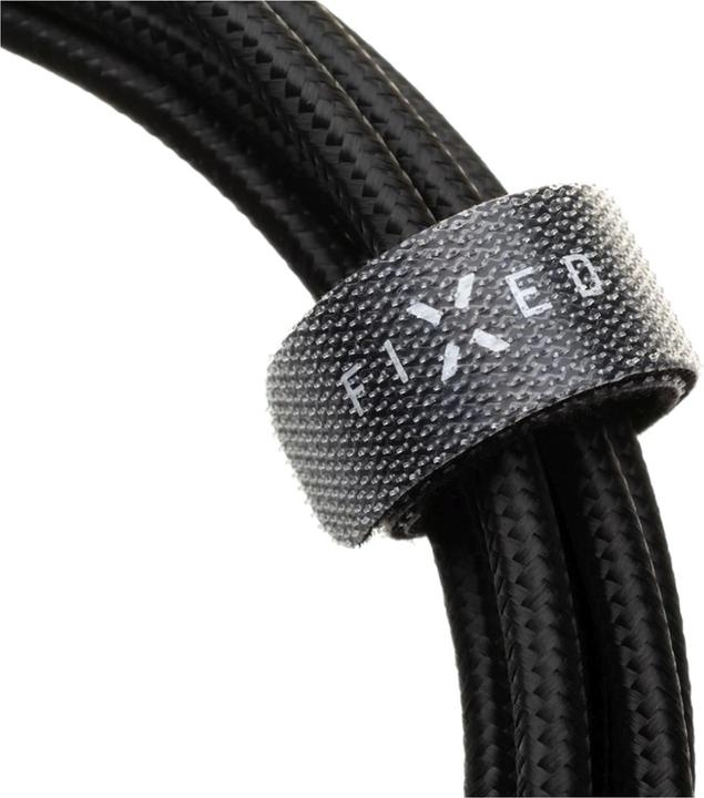 Actual product image Fixed Braided Cable USB-C/USB-C, 1,2m, 100W, black (1.20 m, USB 2.0, 100 W)