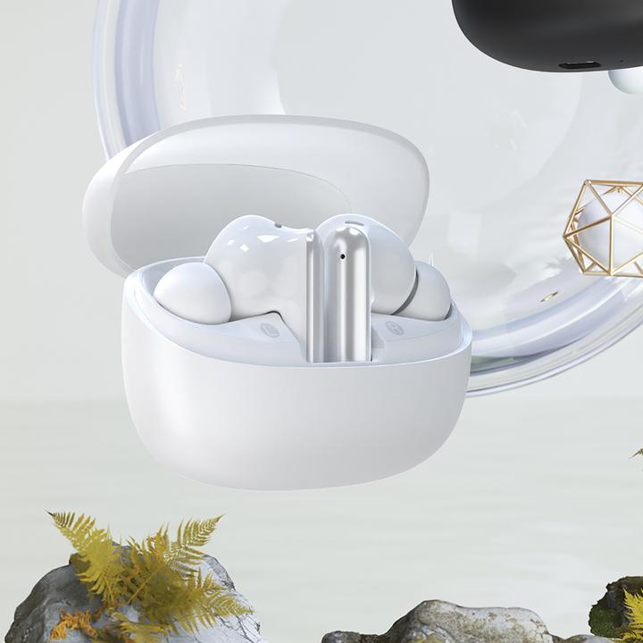 Produktbild Dudao U21 TWS ANC ENC Bluetooth-Kopfhörer, kabellos, Weiss (Aktive Geräuschunterdrückung, 20 h, Kabellos)