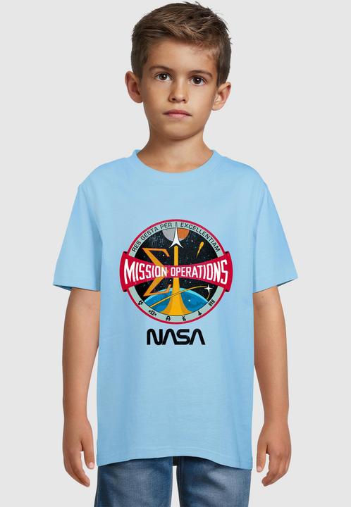 Produktbild Merchcode Kids NASA - Mission Ops Basic T-Shirt - 199039 (146, 152)