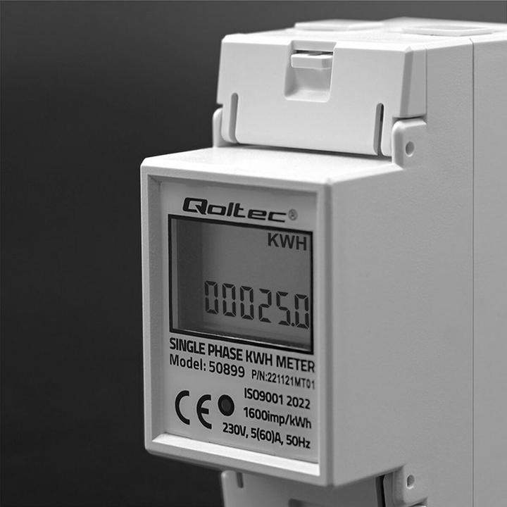 Actual product image Qoltec Electricity meter