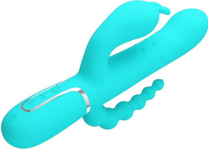 Produktbild Pretty Love - Cammy 4 In 1 Multifunktions-Dreifacher Rabbit-Vibrator Blau