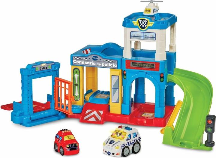 Produktbild VTech Spielset Fahrzeuge Tut Tut Bolidos 28 x 11,5 x 28 cm Polizei