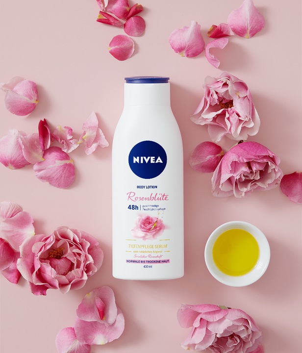 Produktbild NIVEA Body Lotio Rosenblue Pfle Fl 400ml (Körperlotion, 400 ml)