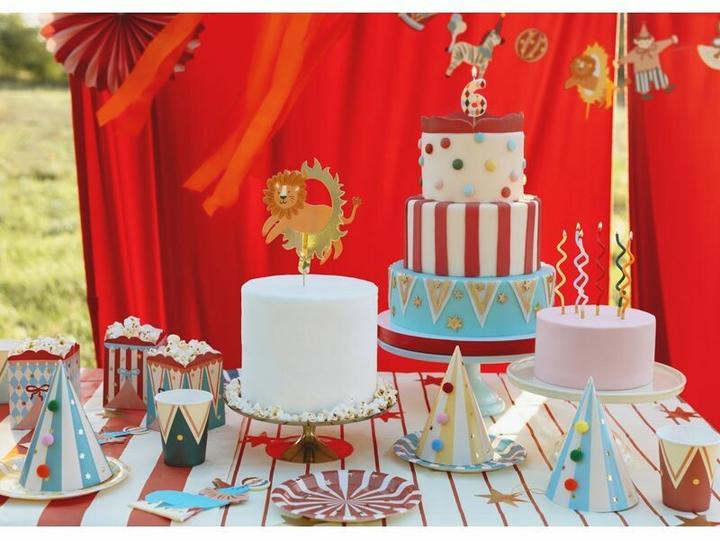 Actual product image Partydeco Zirkus Popcorn Tüten (6x)