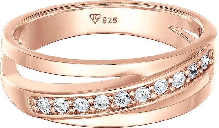 Immagine prodotto Elli Anello a fascia Anello a fascia Cristalli argento 925 (54, 925 Argento)